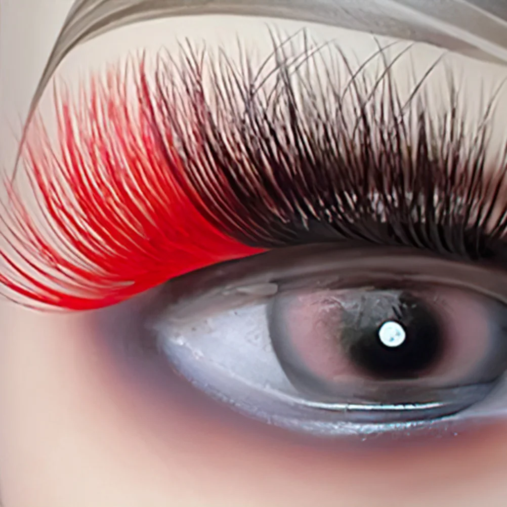 

Colored Eyelash Extensions Natural Long Thick Fake Lashes for Party Cosplay Festival Halloween Eye Makeup