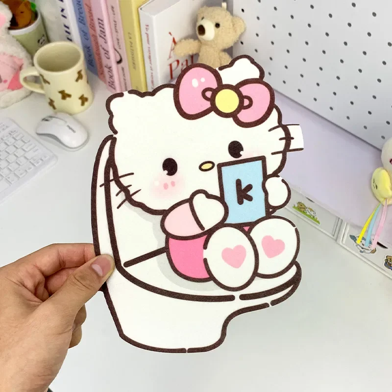 

Kawaii Sanrio Hellokitty Pochacco дезодорирующие наклейки для ванной комнаты и туалета, самоклеящиеся и удаляющие запахи наклейки, декор стен