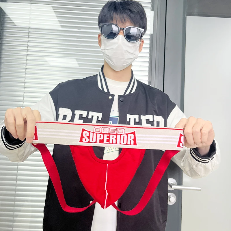 1 قطعة سراويل داخلية مثيرة للرجال من القطن ملابس داخلية ناعمة مريحة للرجال بكيني حزام رياضي سراويل تحتية للمثليين ثونج أوم Cueca سيسي