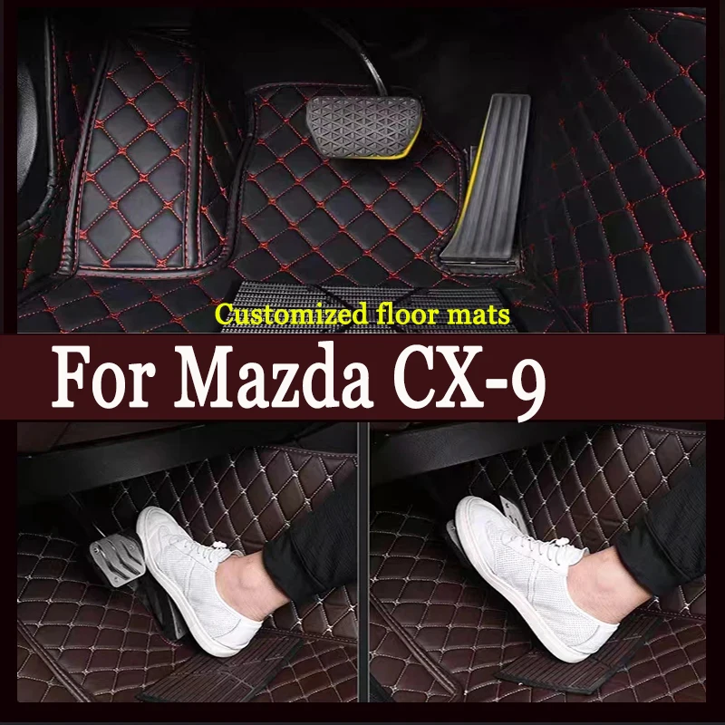 

Автомобильные коврики для Mazda CX-9 TC 2016 ~ 2022 CX9 CX 9 Водонепроницаемые коврики Кожаный коврик Внутренние детали Автомобильные аксессуары 2017 2018