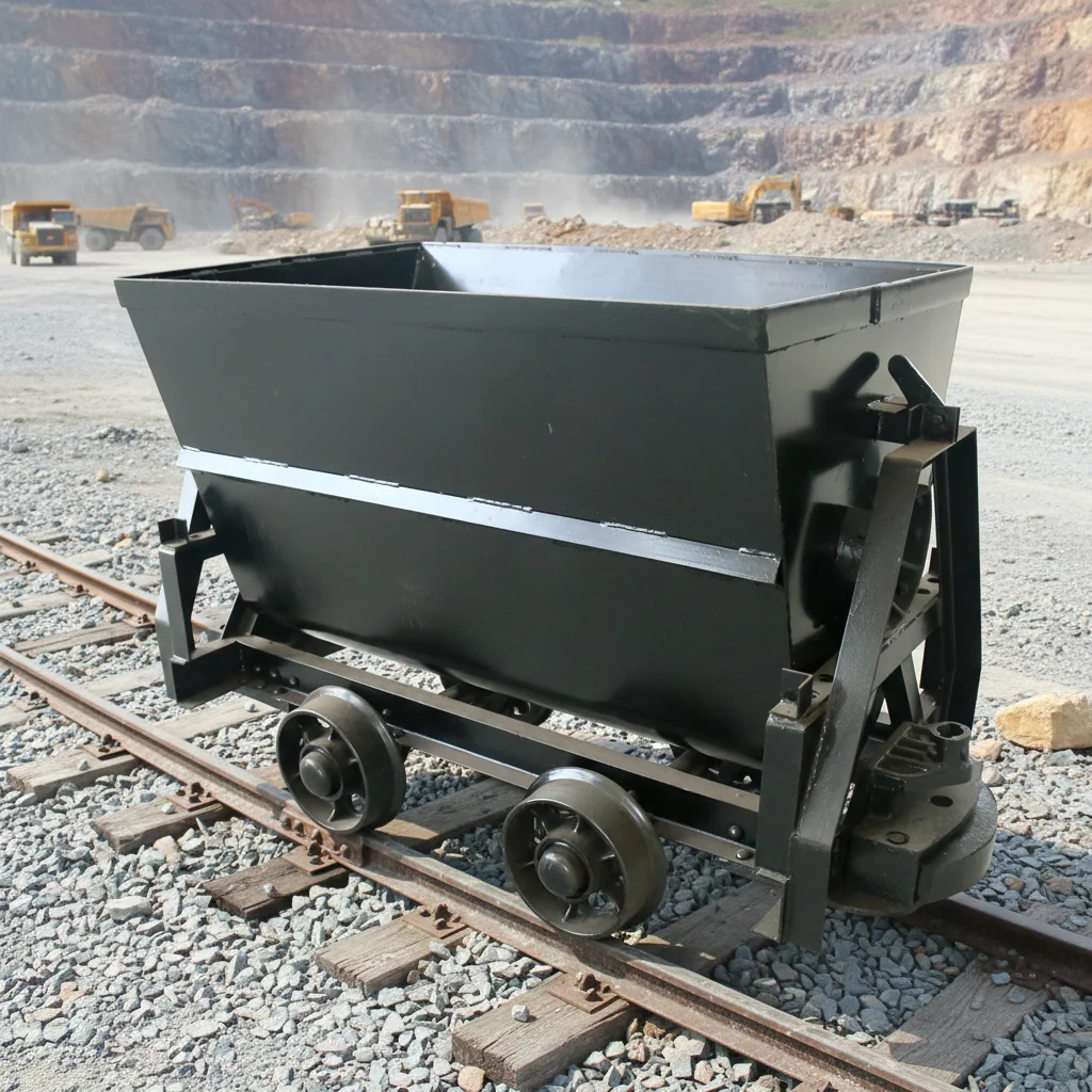

Underground Mining Wagon Cart Bucket Tipping Wagon Cart Rail Car Rail Coal Mining Car for Sale