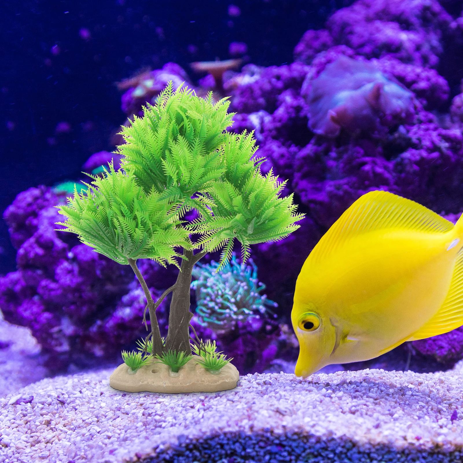 

Realistic Artificial Water Plants Aquarium Tree Decorations Decorate Trees for Fish Tank