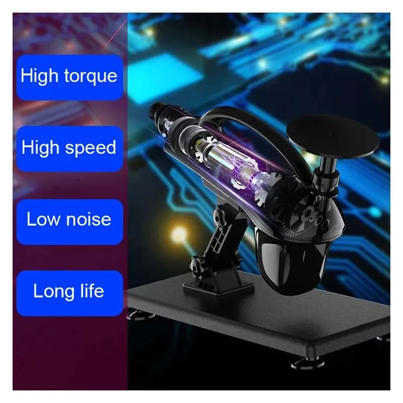45mm Stroke Automatic Telescopic Sex Machine DIY Female Sex Toy 3XLR Masturbation Sex Machine For Men And Women 0-500rpm