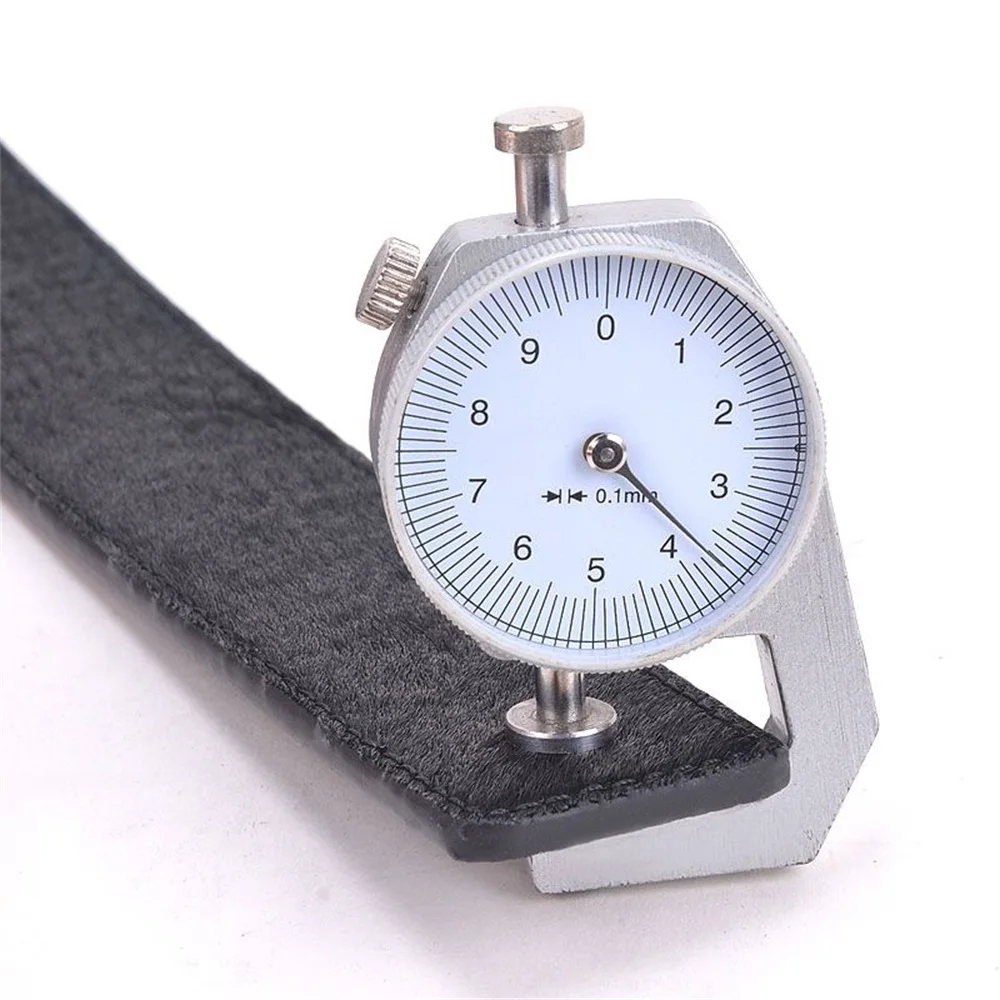 0-10mm/0-20mm Dial Thickness Gauge Leather Paper Thickness Meter Tester For Leather Flim Paper