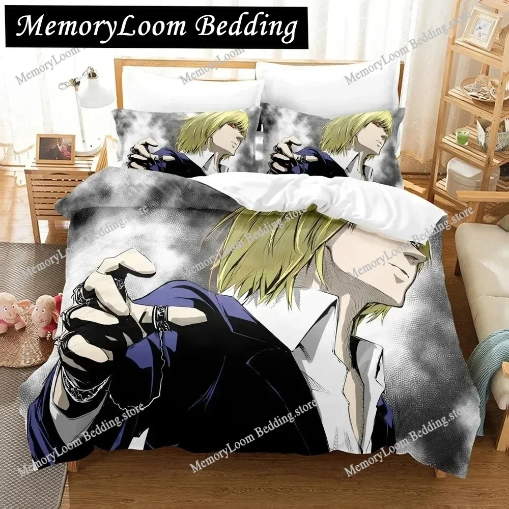 Hunter X Hunter Premium Luxury Bedding Set Japan Cartoon Soft Duvet Cover Plush Comforter Bedspread Twin/Single Size Printed