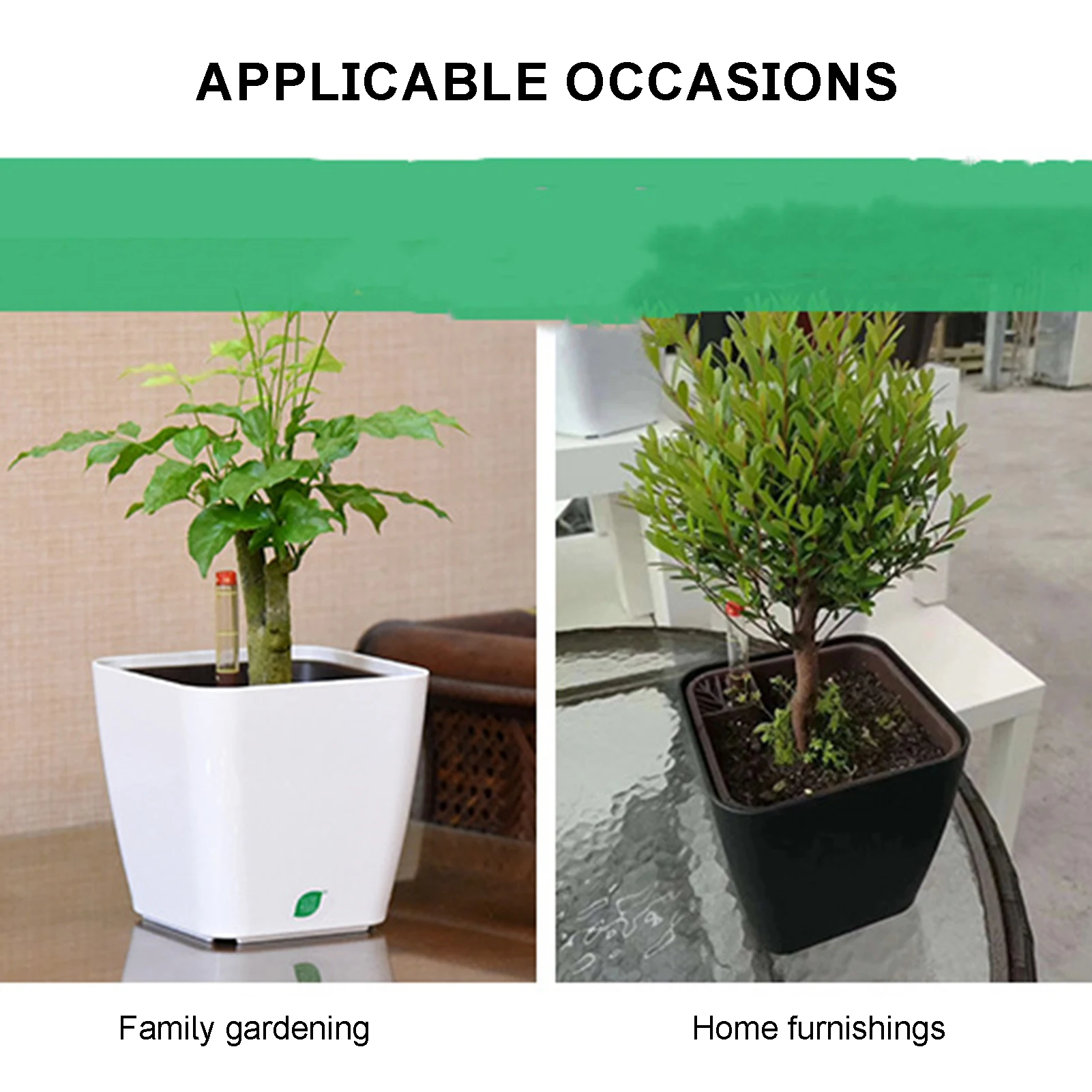 Self Watering Planters Flower Pots Indoor with Water Level Indicators Plant Pot Lazy Flower Pot Automatic Planter Flowerpot