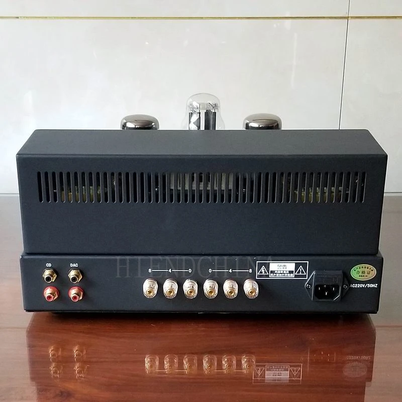 LaoChen KT88-K1 Tube Amplifier Class A HIFI Rated Output Power 15W*2 Output Impedance 4ohm/8ohm Frequency Response 20Hz --25kHz