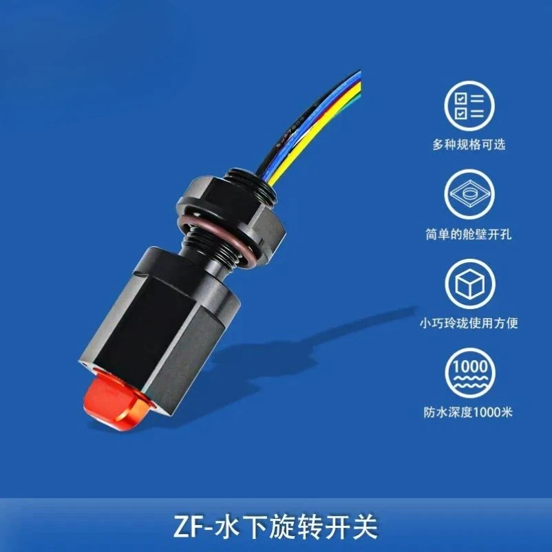 ROV Underwater Drone with Rotary Switch Multi Gear Submersible Waterproof Remote Control Camera for Pool Lake Sea Exploration