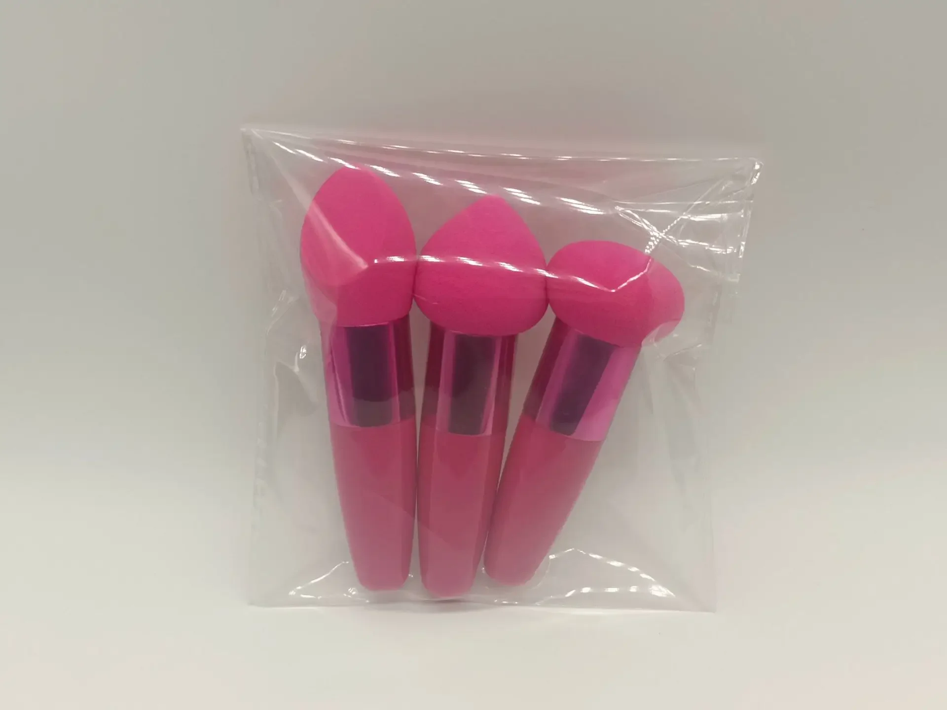 3PC Women Mushroom Head Foundation Powder Sponge Beauty Cosmetic Puff Pędzle do makijażu twarzy z uchwytem