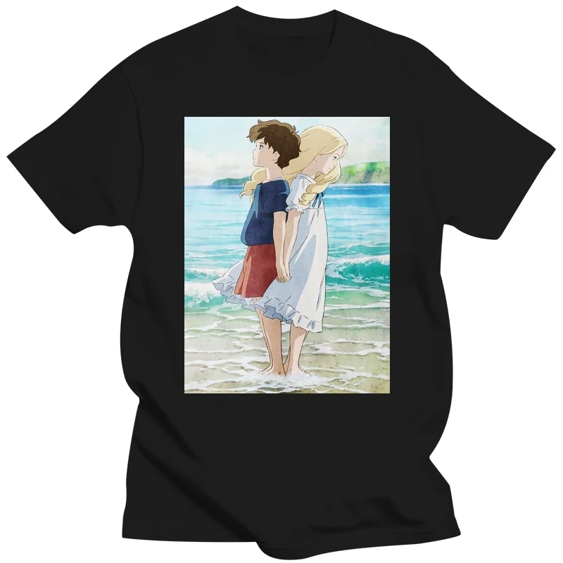 When Marnie Was There Omoide No Mani T-shirt Vest Men Women Unisex 2517 100% cotton tee shirt,tops wholesale tee