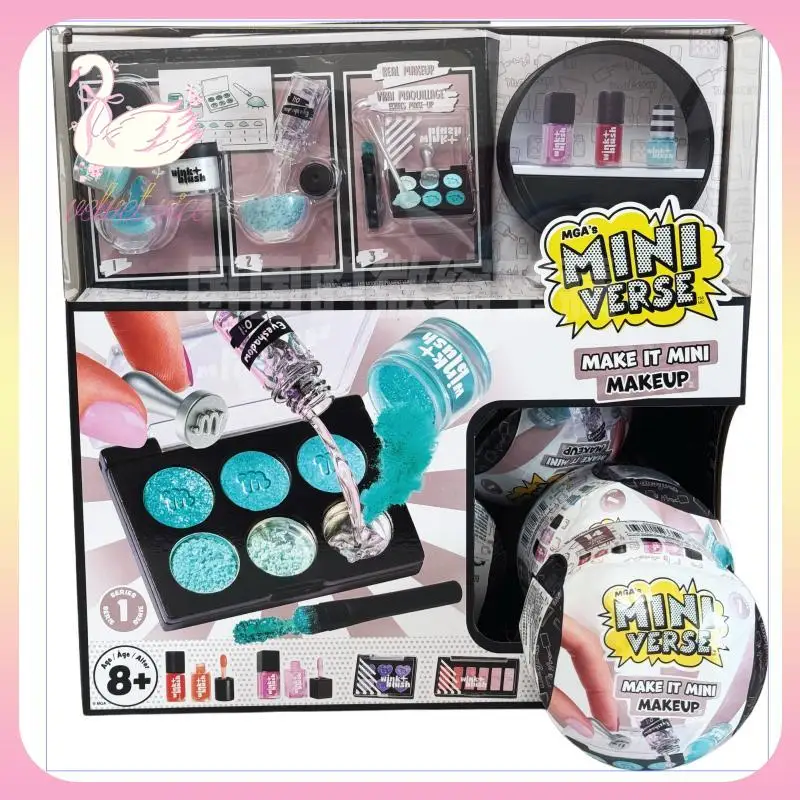 

Оригинальная серия Miniverse Make It Mini Makeup Series 1: миниатюрные коллекционные фигурки в закрытых шариках, DIY-тени для век, украшения для губ, подарки на день рождения для девочек