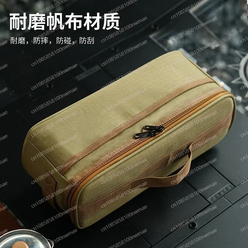

Outdoor camping tableware storage bag Multifunctional camping cooking utensils kitchenware bowl and chopsticks storage bag