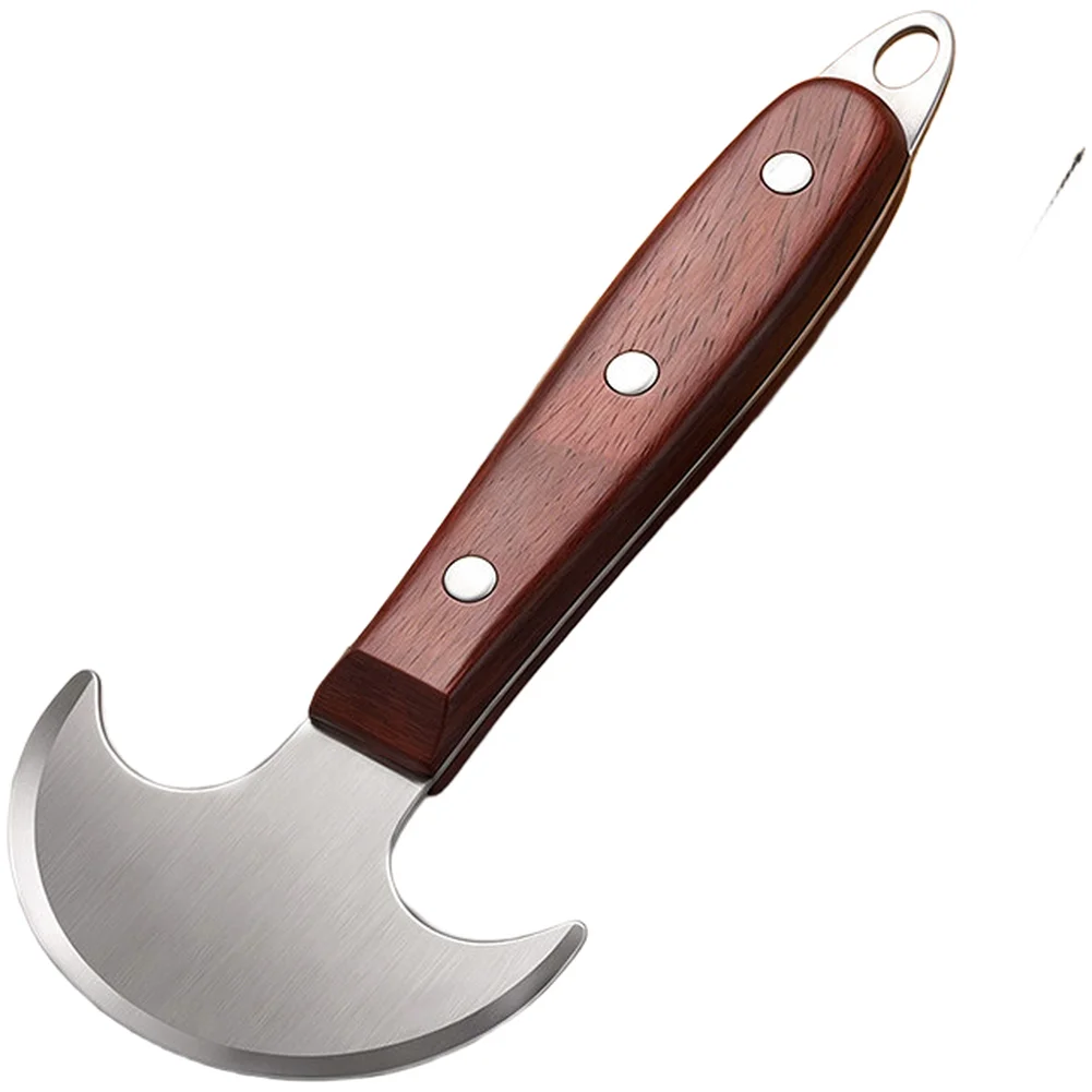 Stainless Steel Scraper for Kitchen Use on Ceramic Glass and Metal Surfaces Without Causing Scratches or Damage