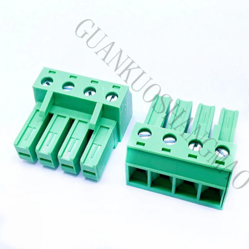 HTS...1 piece.4-polig 7.62mm Pitch Stecker/Klemme nblock corresponds to Phoenix Contact PCB