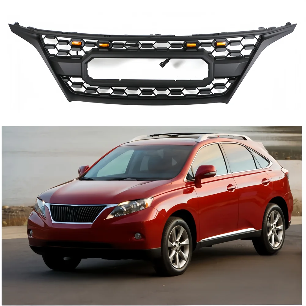 Pop Front Racing Grills Fit For Lexus RX450 2009 2010 2011 2012 Abs Grill Grille Auto Accessories