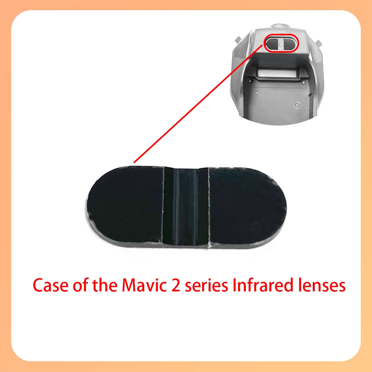 

New Mavic2pro Zoom Advanced Crossover Machine Upper Shell Infrared Lenses Filter Suitable for DJI Mavic2 Series
