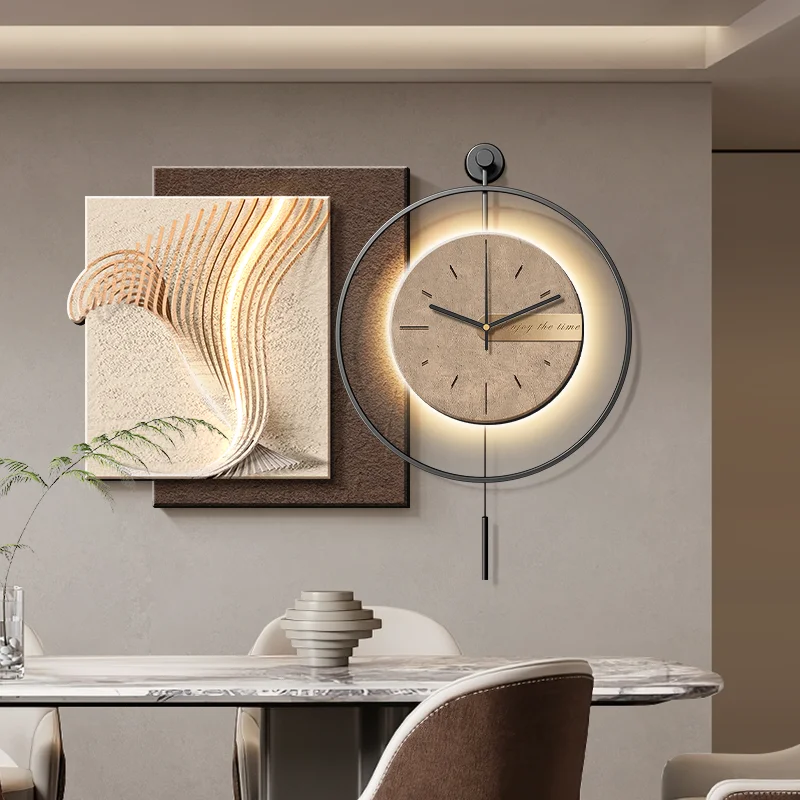 

Minimalist Restaurant Wall Clocks Simple Silent Bedroom Fashion Wall Clocks Nordic Interior Orologio Da Parete Home Decoration