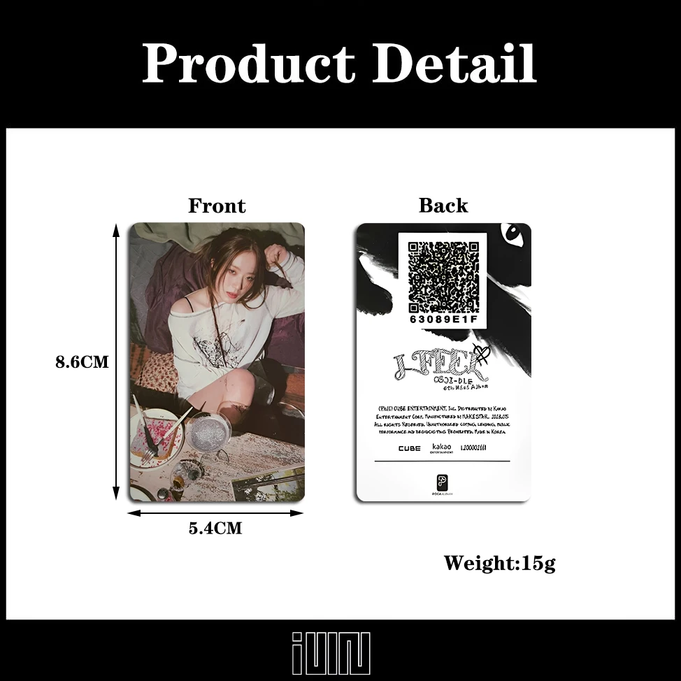 GIDLE I Feel Electronic Professional QR Card