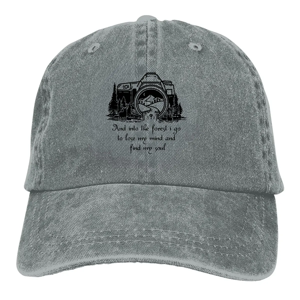 

Summer Cap Sun Visor Into The Forest Hip Hop Caps Photographer Camera Patent Cowboy Hat Peaked Trucker Dad Hats