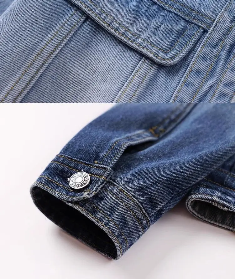 5XL New Quarter sleeved O neck Denim Jacket For women's Summer 2026 New Spring Short Loose Top Paired With Dress Cowboy Outwear 138 Sb8b61a1de1d640419a892343040f4127T