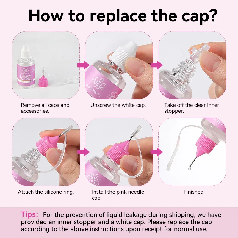 BORN PRETTY 30ml Smalto gel per rimozione colla per unghie Pinpoint per premere sull'unghia Asciugatura rapida Delicato Facile da ammorbidire Strumento per rimuovere le punte delle unghie