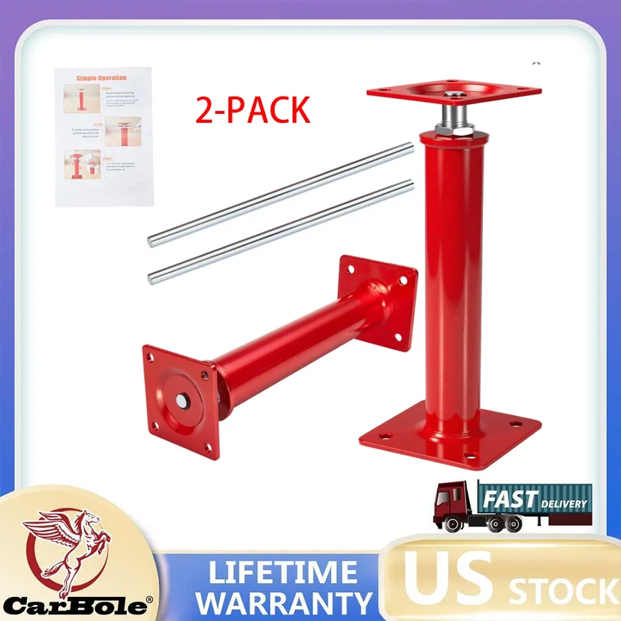 

Домкраты для выравнивания, регулируемые опорные стойки 16-21 дюйм, домкраты для подвала, 2 шт.