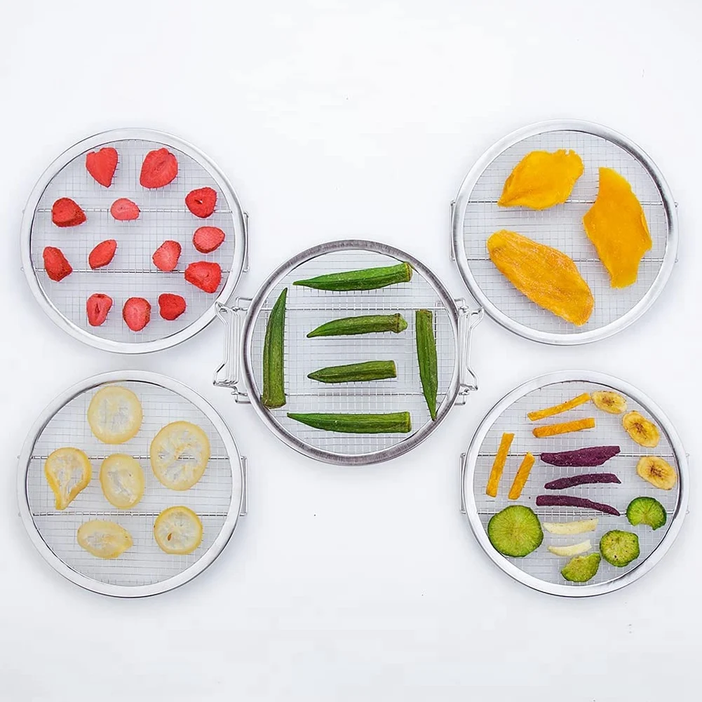 رف تجفيف A14G، رف لملحقات نينجا فودي، طنجرة الضغط ومقلاة الهواء - ستانلس ستيل