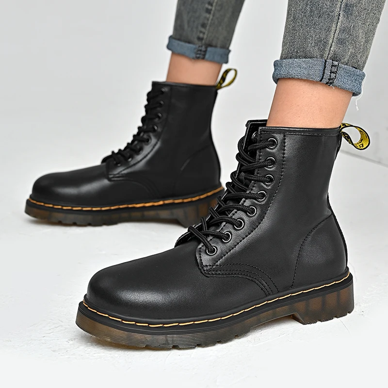 أحذية رجالية جديدة: أحذية تشيلسي للرجال، أحذية عصرية سهلة الارتداء بنقرة واحدة، أحذية جلدية قصيرة كبيرة الحجم قابلة للعكس، أصلية للرجال