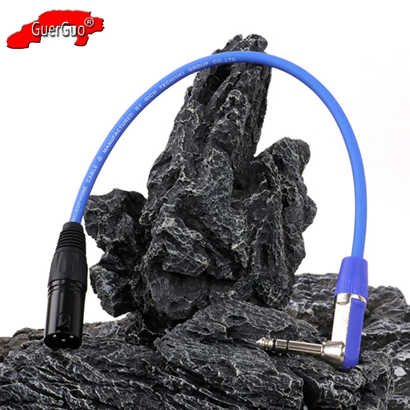 Right Angle 6.35mm 1/4 inch TRS Jack to 3Pin XLR Male/Female Balanced Signal Interconnect Cable Quarter inch to XLR Patch Cord