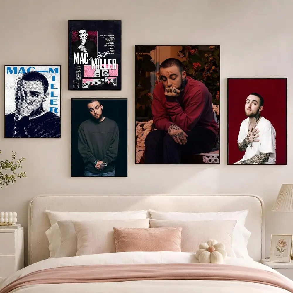 Rapper M-Mac M-Miller Poster Room Decoration, Home Wall Art Printing, Waterproof Bedroom Poster, Gift