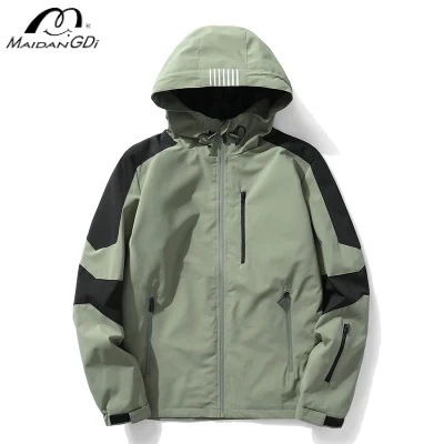 

MAIDANGDI Stormtrooper Jacket, Top, Camping Rainproof Waterproof Single-layer Soft Shell Windbreaker Spring Autumn Windproof