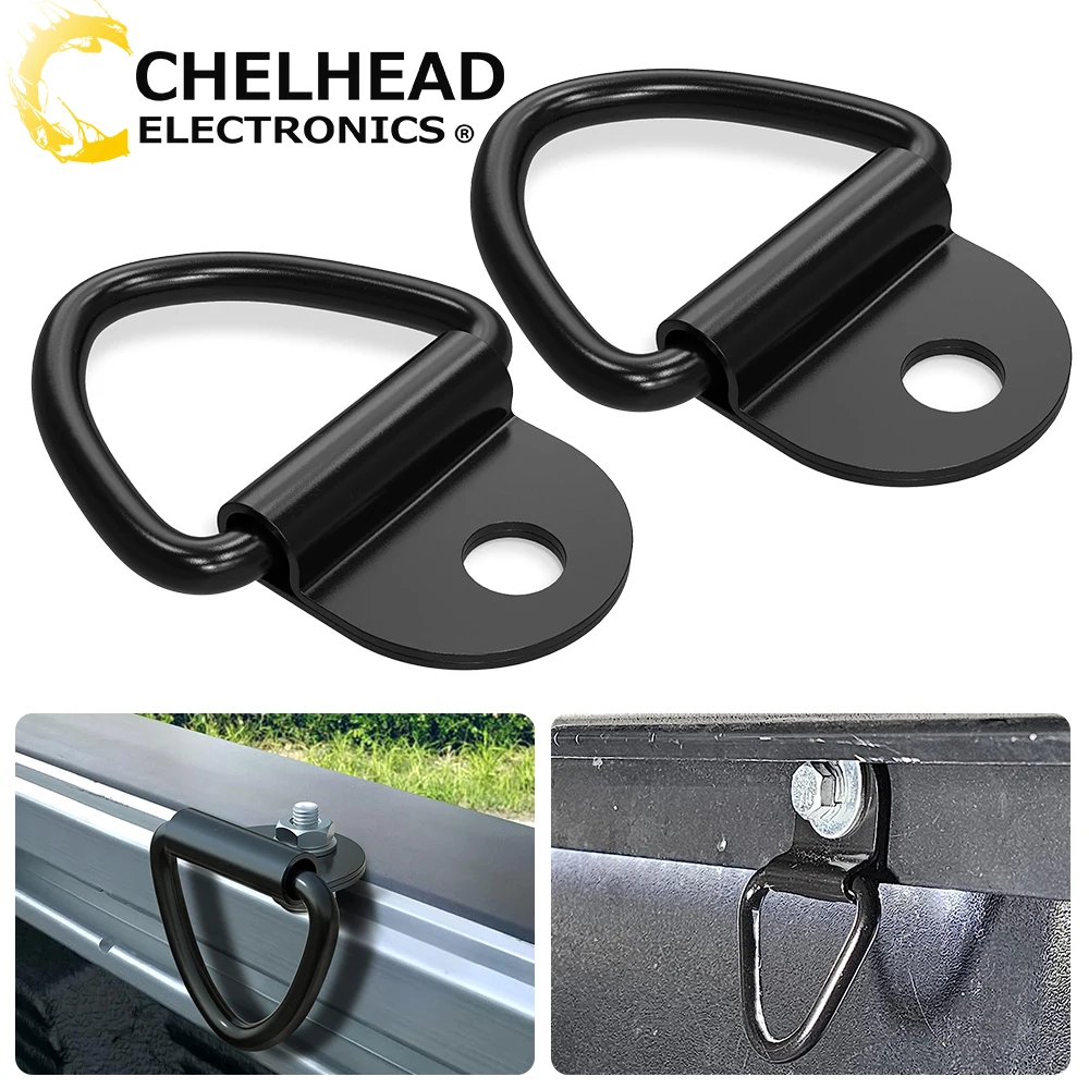 

Черные стальные V-образные кольца-фиксаторы для крепления грузов с болтом с черным порошковым покрытием, кольца для поверхностного монтажа для фиксации грузов на прицепах