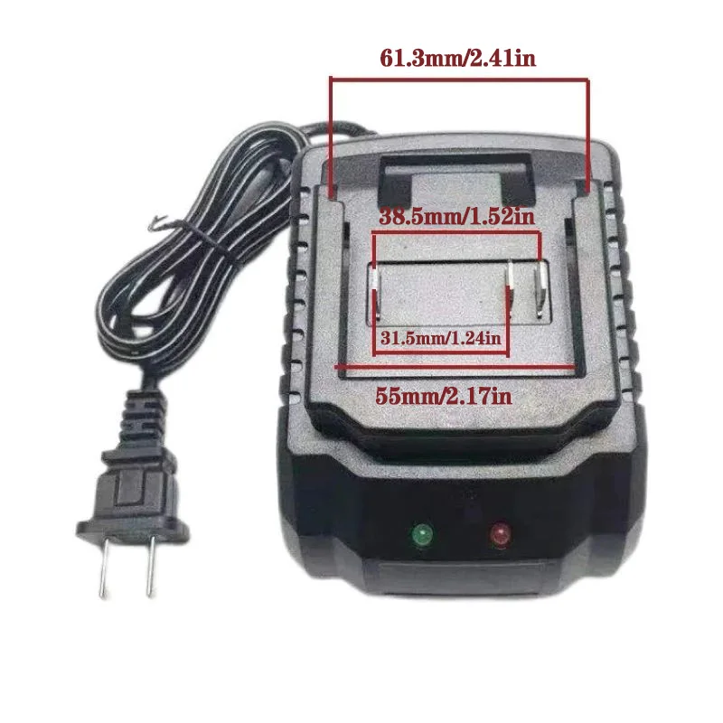 21v battery charger with universal battery pin system - Charger Cup for cordless drills, ship bolt tightening machines