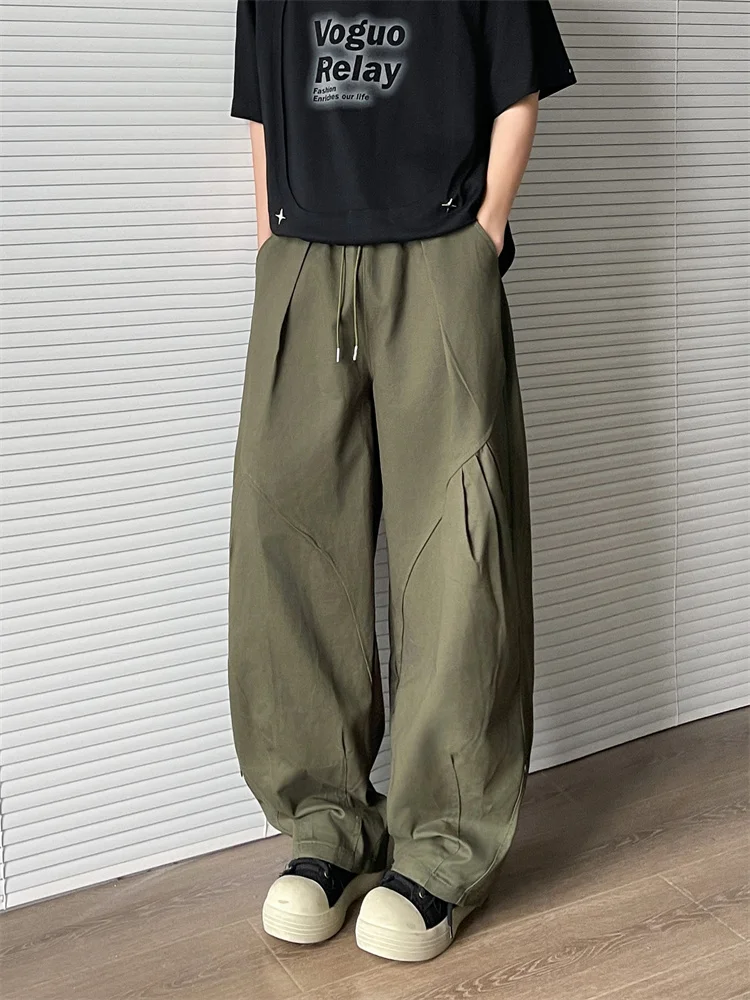 

Мужские повседневные брюки оверсайз в уличном стиле, свободные, широкие, в рабочем стиле, для отдыха, молодежные, весенние, модные