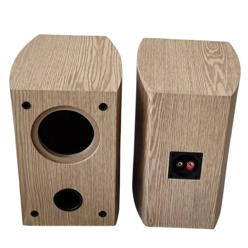 4-inch Empty Speaker Box, Full-range Speaker Box, DIY Speaker Cabinet, Passive Wooden Speaker Housing, 2-Piece Sound Box 95/116m