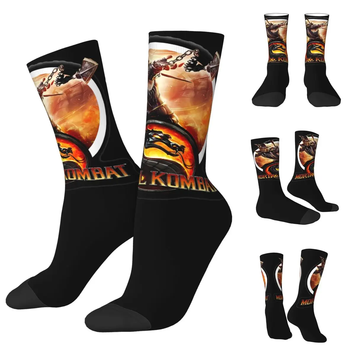 Mortal Kombat MK Men Women Socks,Leisure Beautiful printing Suitable for all seasons Dressing Gifts