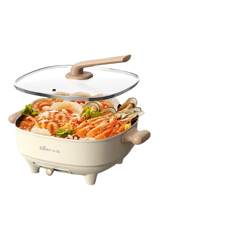 

:Divided Dish Hot Pot Assortment Electric Home Soup Non-stick Hot Pot Thickened Kitchen Lid Lamb Meat Fondue Chinoise Cooking