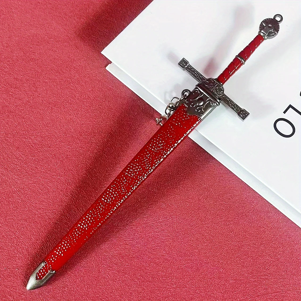8.6inch Elden Katana Metal Steel Damascus Sword Ninja Knife Real Size Japanese Katana Anime Elden Original Samurai Sabre Toy