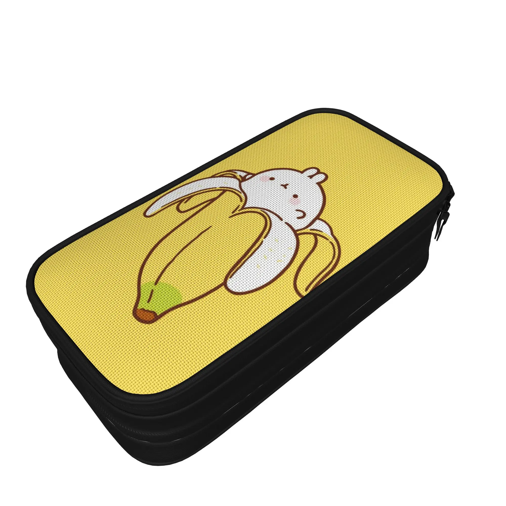 Cartoon M-Molangs Pencil Cases  Pen Box Bag Girl Boy Large Storage School Supplies Zipper Pencilcases