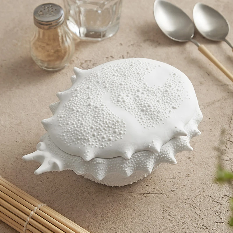 Crab Bowl Ceramic Light Luxury Artistic Conception Dish Special Tableware Restaurant Bird's Nest Shark's Fin