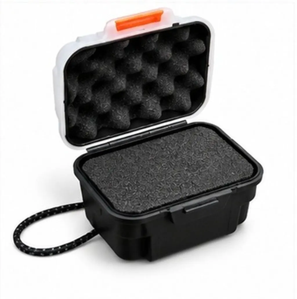 Headlamp Box Lightweight Sturdy Water Resistant Shockproof Camping Headlight Storage Case Multi Function Outdoor