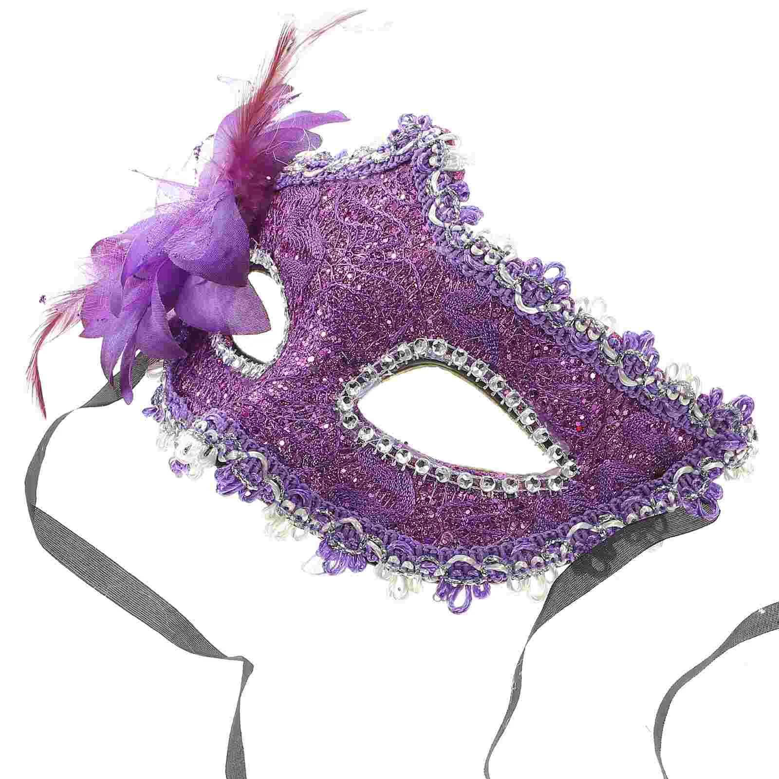 Cosplay Mask Venetian Black Lace for Masquerade Ball Costume Party Halloween Outfit Turquoise Makeup Miss Costumes Boys