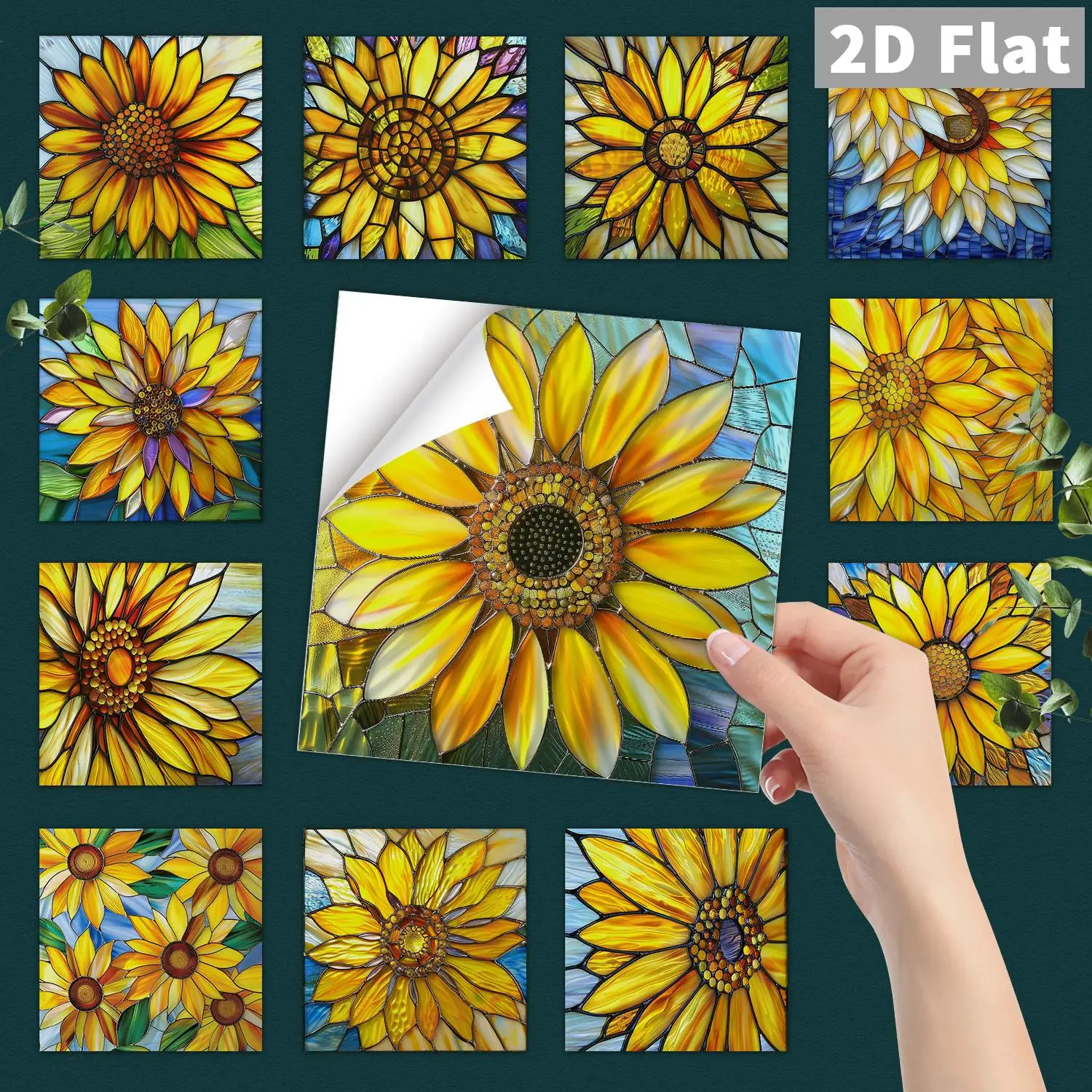 Art Glass Sunflower… - image