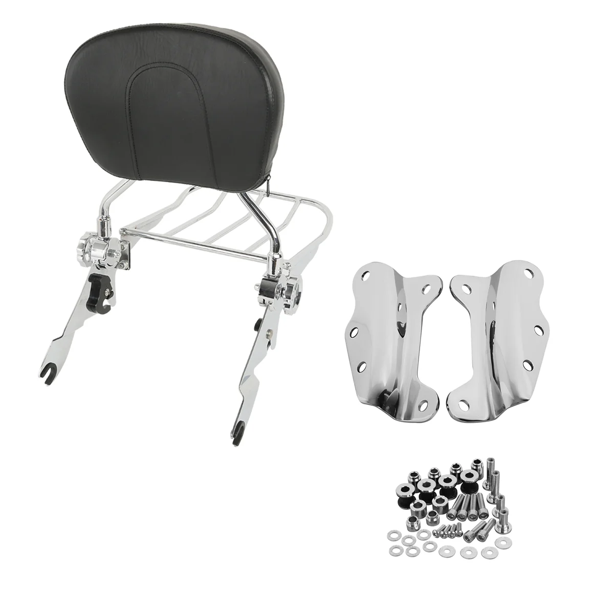 Motorcycle Backrest Sissy bar Docking Hardware For Harley Touring Electra Glide Ultra Classic Road King Road Glide 2009-2013