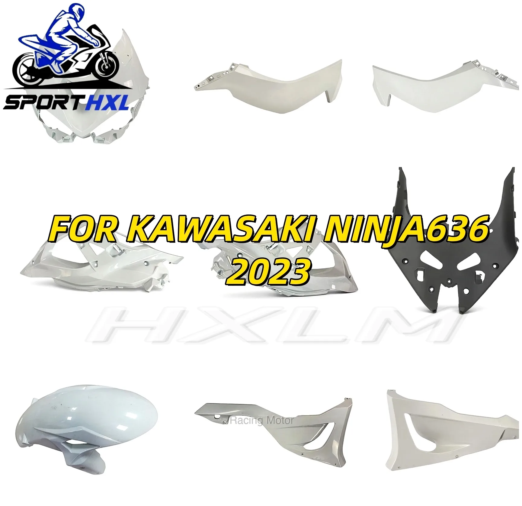 Rear Upper Tail Seat Fairing Cowl Hydro Dipped Carbon Fiber Finish Pattern For KAWASAKI 636 2023 | Racing Motor Store