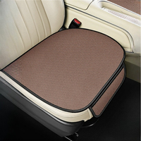 1PC Car Summer Cool Ice Silk Seat Cushion Anti Slip Breathable Ventilation Mesh Fabric Universal Car Seat Cooling Pad