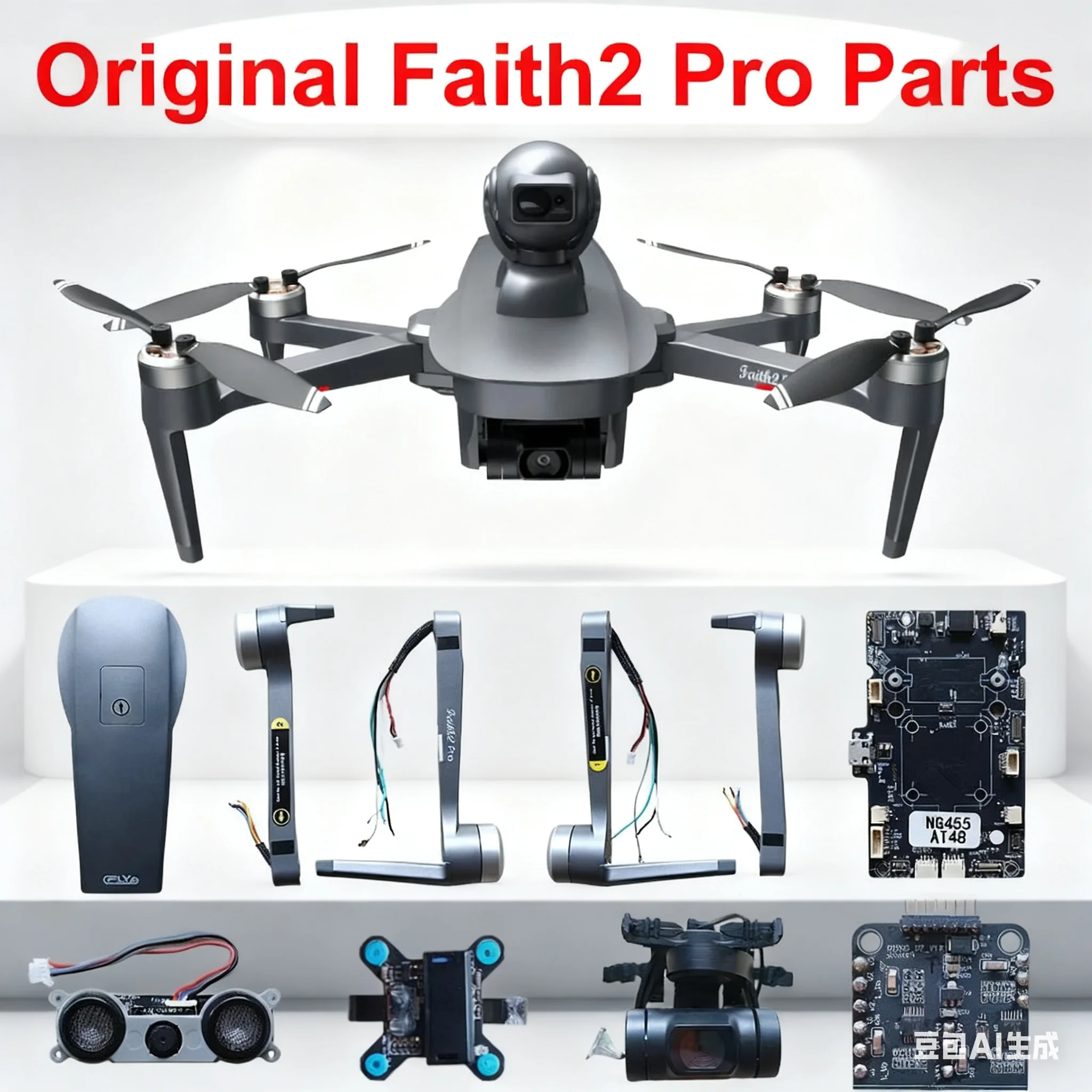 

Комплект запасных частей для дрона C-Fly Faith2 Pro — корпус, приемник, материнская плата, GPS, пропеллеры, 3-осевой подвес и рычаг камеры