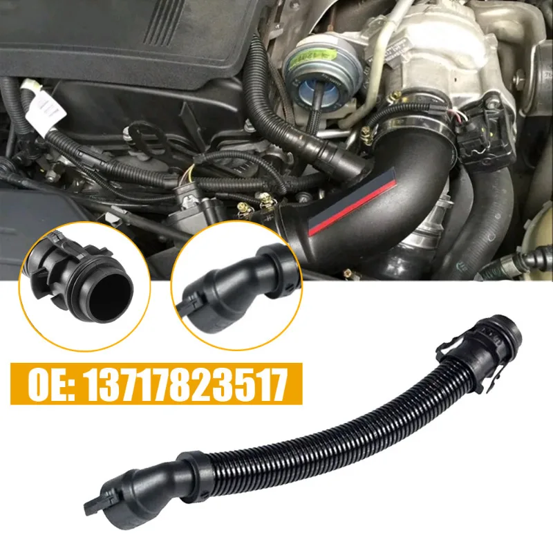 1Pc Car Air Intake Black Plastic Breather Pipe Hose Auto Accessories for BMW 1 2 3 4 5 7 X1 X3 X4 X5 F30 SERIES 13717823517