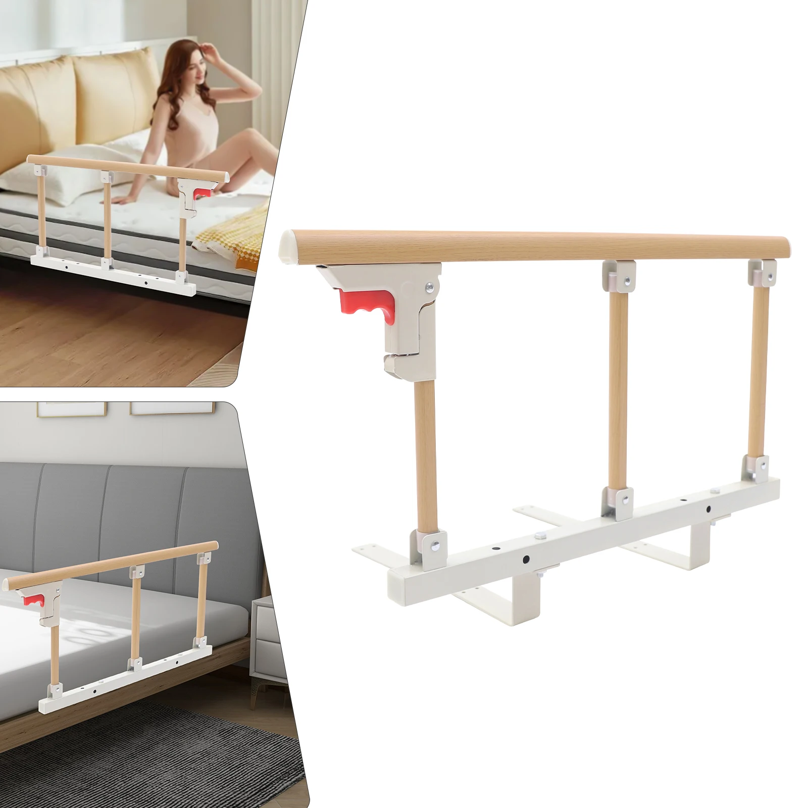 Bed Guardrail Anti Fall Baby Safety Bed Barrier Folding Bed Rail Guard Bedroom Crib/Elderly Bumpers