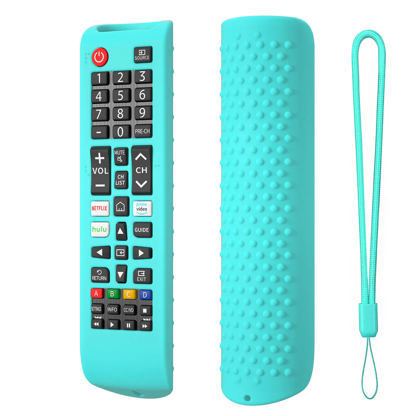 Silicone Remote Cover Anti-Slip Remote Case Shockproof Protective for Samsung Smart TV Remote BN59-01315 Controller Sleeve Skin